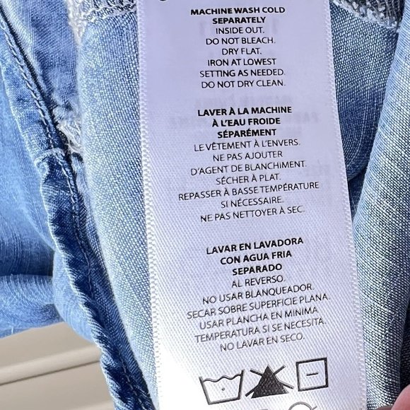 Buffalo David Bitton Womens Chambray Denim Long Sleeve Buttton Down Size Small - Picture 10 of 10